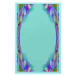 Tropical Abstract Aqua Stationery