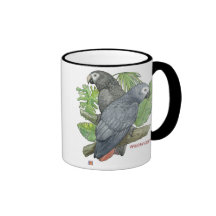 Tropical African Greys Mug