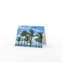 Tropical Afternoon Custom Thank You Card