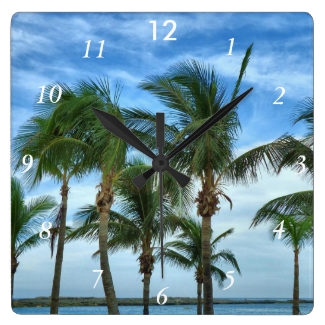 Tropical Afternoon Wall Clock