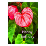Tropical Anthurium Card