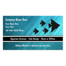 Tropical Aquarium Business Cards