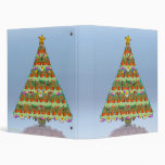 Tropical Aquarium Fish Christmas Tree Binder