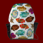 Tropical Aquarium Fish Rickshaw Messenger Bag messenger bags
