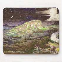 Tropical Arcology Mousepad by kleighmi Tropical Arcology Mousepad