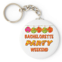 Tropical Bachelorette Party Weekend Key Chain