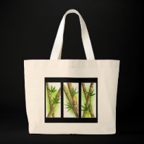 Tropical Bamboo Painting - Multi bags