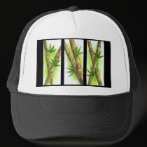 Tropical Bamboo Painting - Multi hats
