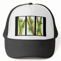 Tropical Bamboo Painting - Multi Hat