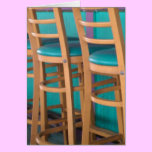 tropical bar stool cards