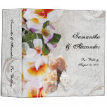 Tropical Beach Flowers/Shells binders