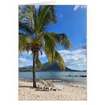 Tropical Beach Greeting Cards