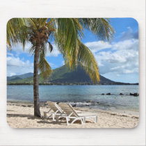 Tropical Beach Mouse Pads