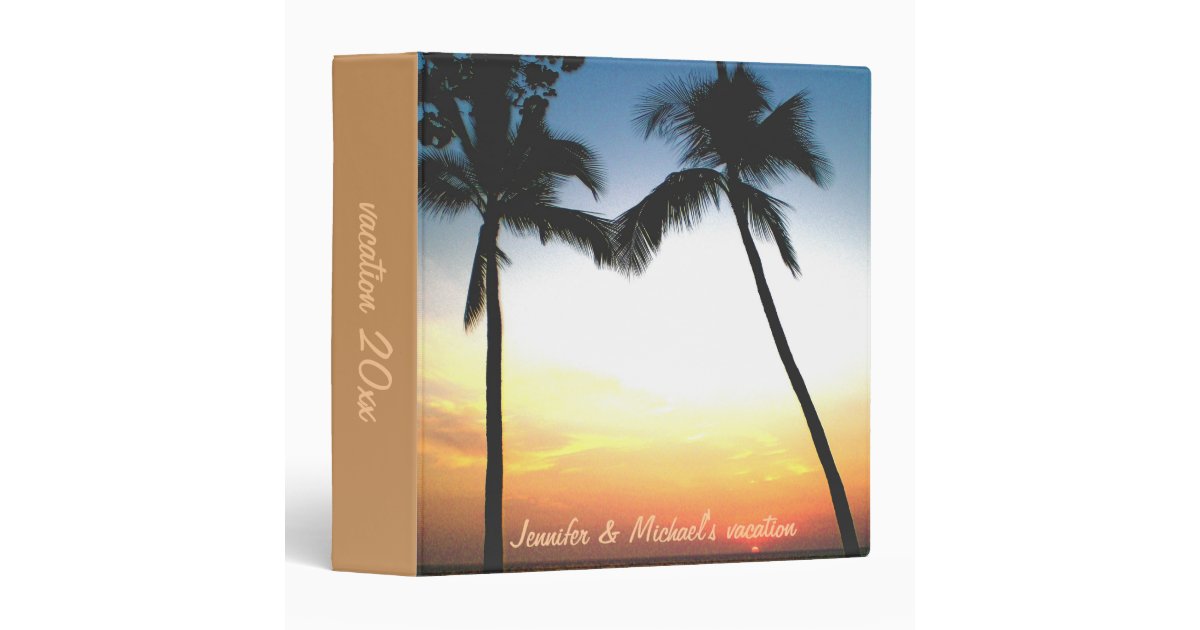 tropical beach photo album binder zazzle tropical photo album