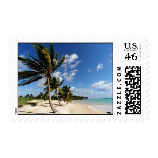 Tropical Beach stamp