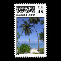 Tropical Beach postage