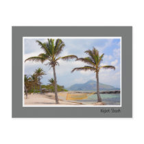 Tropical Beach Post Card