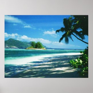 Tropical Beach Print