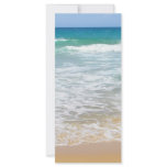 Tropical Beach Rack Card rack cards