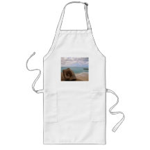 Tropical Beach Seashell Aprons