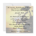 Tropical Beach Shoreline Wedding Personalized Announcement
