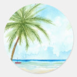 Tropical Beach Sticker stickers