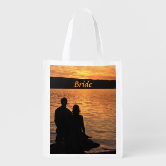 Tropical Beach Sunset Bridal Bag