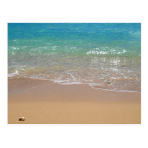 Tropical Beach - Waikiki, Oahu, Hawaii Post Card