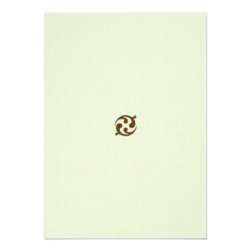 Tropical Beach Wedding Reception Only  Invitations