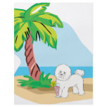 Tropical Bichon Frise Full Color Flyer