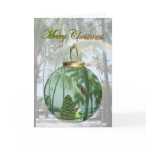 Tropical Bird Christmas Card