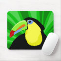 Tropical Birds - Toucan mousepads