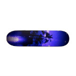 Tropical Blue Skate Board Decks