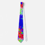 Tropical blues tie