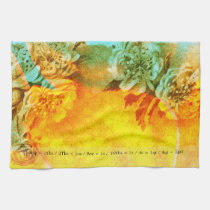 Tropical Borders kitchen towels