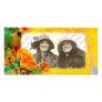 Tropical Borders photocard template Photo Cards