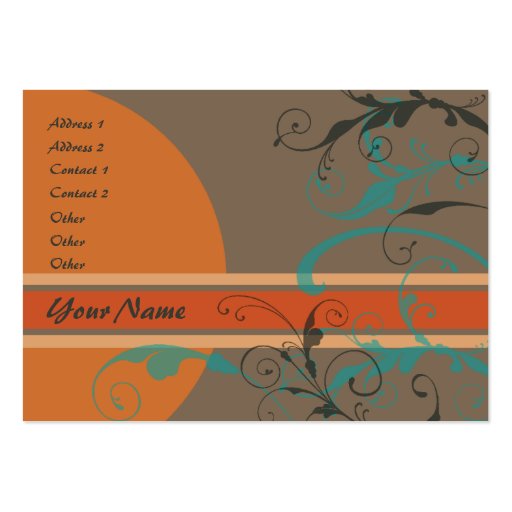 Tropical Breeze Business Card (front side)