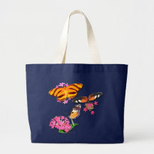Tropical Butterflies Canvas Bag