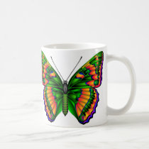 Tropical butterfly mugs