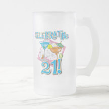 Tropical Celebrating 21 Coffee Mug
