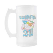 Tropical Celebrating 21 Coffee Mug