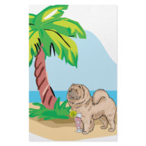 tropical chow chow stationery paper