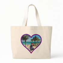 tropical christmas bags