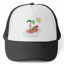 Tropical Christmas Dog Gift Mesh Hat