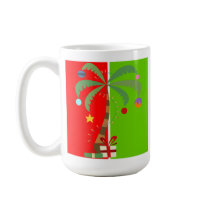 Tropical Christmas mugs