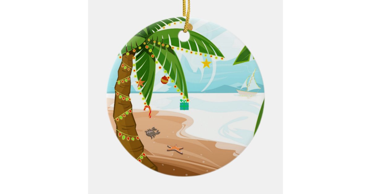 tropical christmas ornament zazzle tropical christmas ornament zazzle