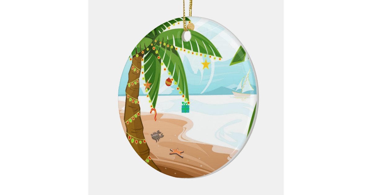 tropical christmas ornament zazzle tropical christmas ornament zazzle