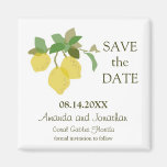 Tropical Citrus Save The Date Magnet