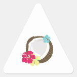 Tropical Coconut Triangle Sticker
