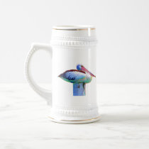 Tropical Colored Pelican Coffee Mug